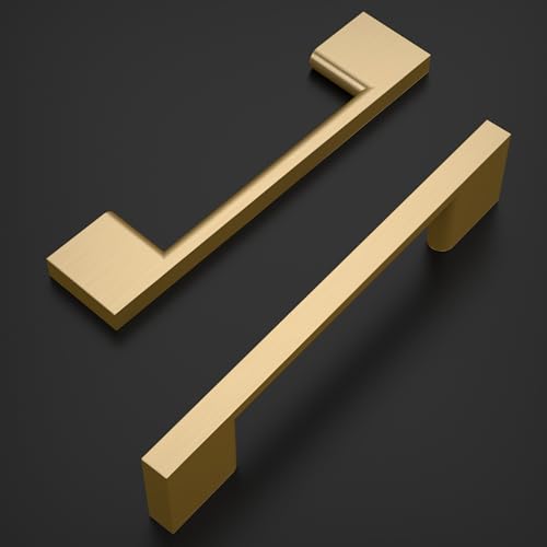 Amerdeco 10 Pack Champagne Bronze Cabinet Pulls 3-3/4 Inch(96MM) Hole Centers Kitchen Cabinet Handles Cabinet Hardware Kitchen Handles for Cabinets Cupboard Handles Drawer Pulls ZH0060 by Amerdeco - Image 3