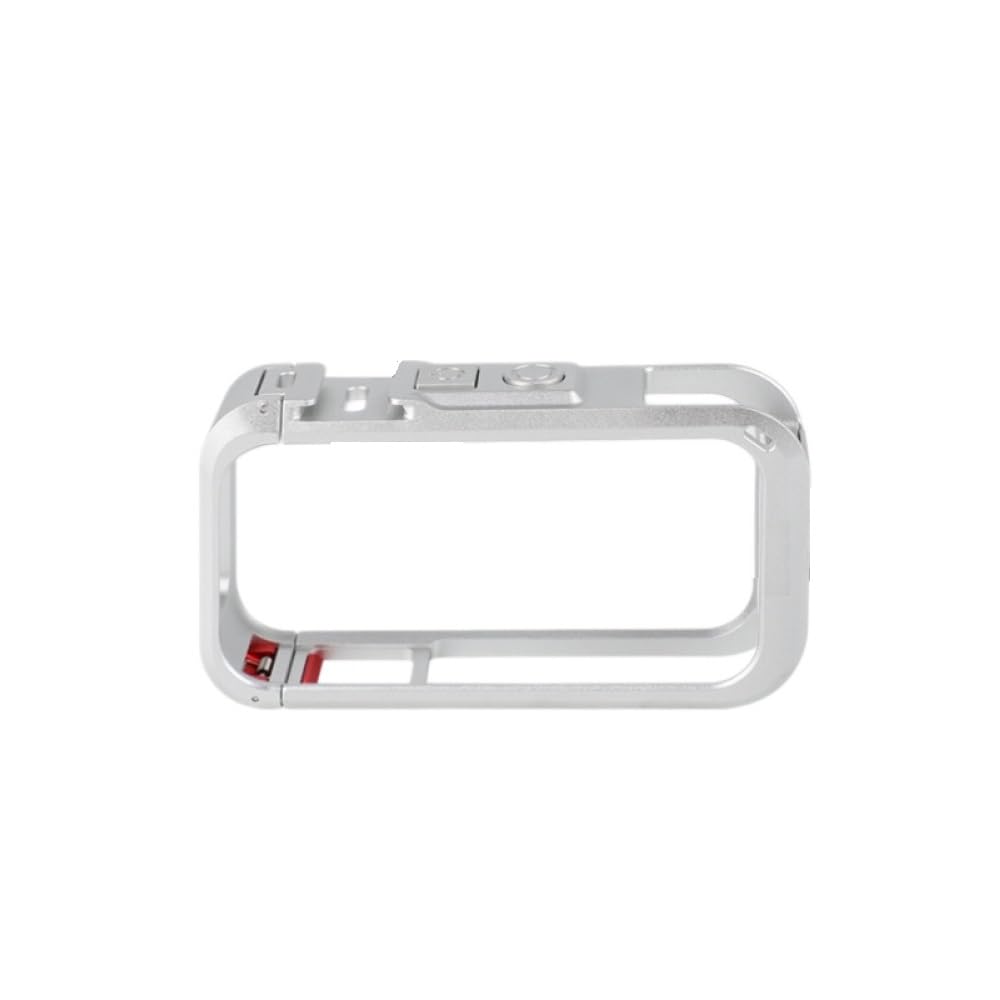 Jaula de Aleación de Aluminio para Insta360 X6 Accesorios，Blanco
