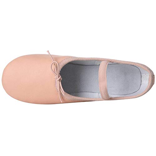 Linodes Leather Ballet Shoes/Ballet Slippers/Dance Shoes (Toddler/Little/Big Kid/Women)4