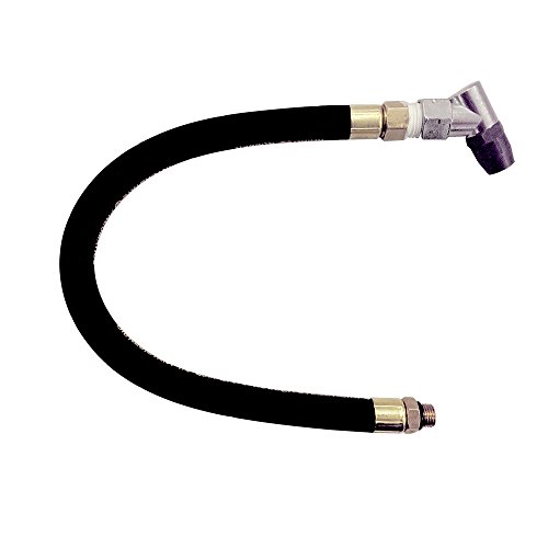 Interstate Pneumatics TW135 Angle in Tapered Chuck with 12 Inch Red Rubber Hose Whipend