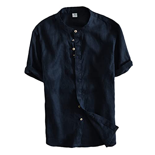 Chemise en pur lin fin homme anti transpiration pour un look élégant même en été