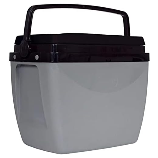 Caixa Térmica 18L Cinza com Preto
