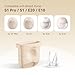 GOTOCUT Replacement Parts for Eufy Breast Pump, Compatible with Eufy S1 Pro, S1, E20, E10, Includes 8PCS Duckbill Valves & 4PCS Diaphragms
