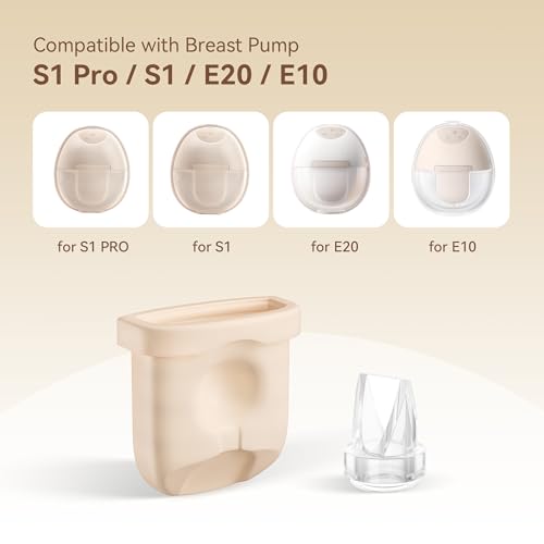 Image of Replacement Parts for Eufy Breast Pump, Compatible with Eufy S1 Pro, S1, E20, E10, Includes 8PCS Duckbill Valves & 4PCS Diaphragms