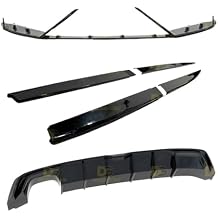 Compatible For Seat Leon Mk3.5 2017-2020 Sport Bodykit Lenz and Maxton Design Front Lip Splitter Side Skirt Extensions Rear Diffuser Spoiler