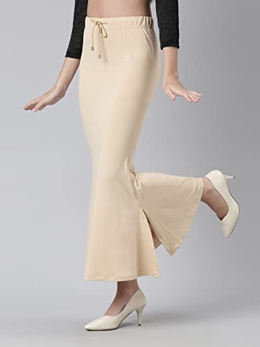 Image of TWIN BIRDS Saree Shapewear for Women | Super Soft Viscose Elastane Saree Petticoat Skirt | Stretchable & Comfortable SareeShaper