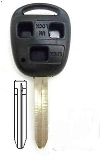 Carcasa genérica para llave Toyota 3 botones compatible con varios modelos