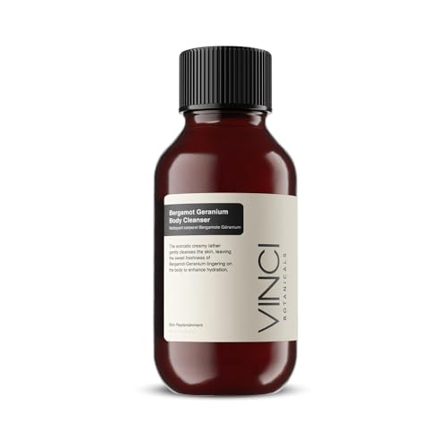 Image of Vinci Botanicals Bergamot Geranium Body Cleanser | Cleanses Gently Yet Thoroughly | Alternative to Regular Soap | Hydrates and Revitalises | Cruelty Free & Vegan | Paraben Free | 90 ml