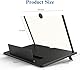 JUYUANDE Screen Magnifier for Mobile Phone 14 Inch, HD Handy vergrößerungs Bildschirm, Foldable Design, Lightweight and Compact (Schwarz-14 Zoll-03)