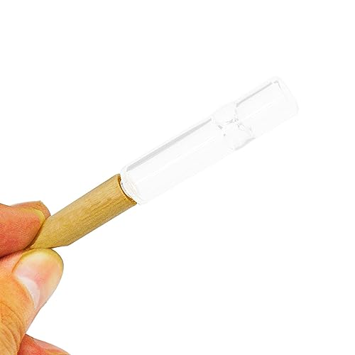 Image of Reusable Cigarette Filter Tips,2 PCS Wood Filters Mouthpiece for Remove Tar and Chemical