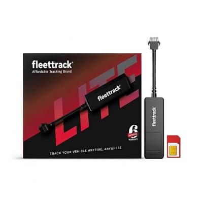 Fleettrack 4G Lite GPS Tracking Device with 1 Year Free App – Wired GPS Tracker for Car, Bike, Scooty, Truck & Bus | Real-Time Tracking, Engine ON/Off Alerts, Geo-Fence, 15+ Smart Features