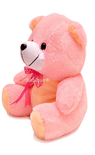 Babique-Teddy-Bear-Plush-Soft-Toy-Cute-Kids-Birthday-Animal-Baby-BoysGirls-25-cm-Pink