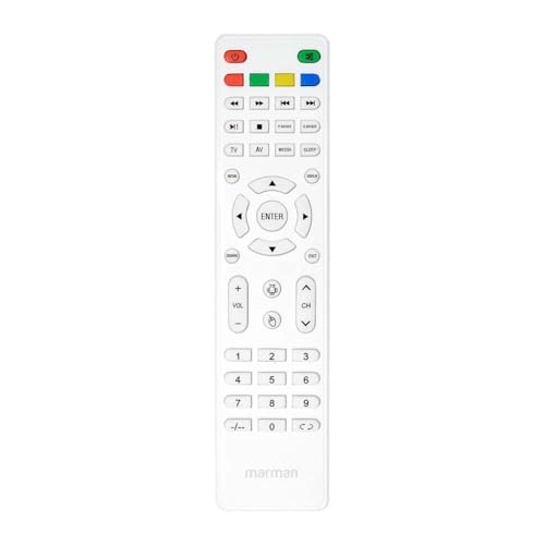 Image of marman Compatible with AUXUS PA-220 Remote Control Original Suitable for Monitor and Smart Android LED LCD Television No Voice Command - Make Sure Existing Controller Replicate as Similar Mode