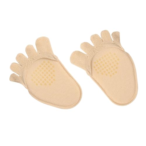 GALPADA Moisture Absorbing Half Socks for Women Thick No Show Socks Toe Separation Comfortable and Non-skid