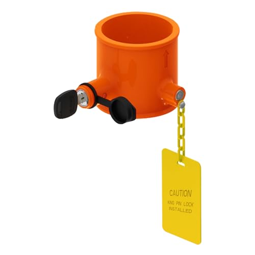 Bloqueo Remolque - Candado King Pin, Anti-Robo | Trailer, Semirremolque, Seguridad Rueda, Construcción Fuerte, Protección Vehículos, Transporte Seguro