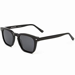 MO – Lunettes de soleil rectangulaire homme et femme. Monture noire ou marron. Lunettes polarisées grises, vertes ou noires. Lunettes mod. mó PORTOFINO SUN, sun rx 281, 282, 284, 285, 206, sun l 0028