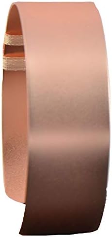 Floral Corsage Bracelet - Riley Flower Cuff - Matte Rose Gold