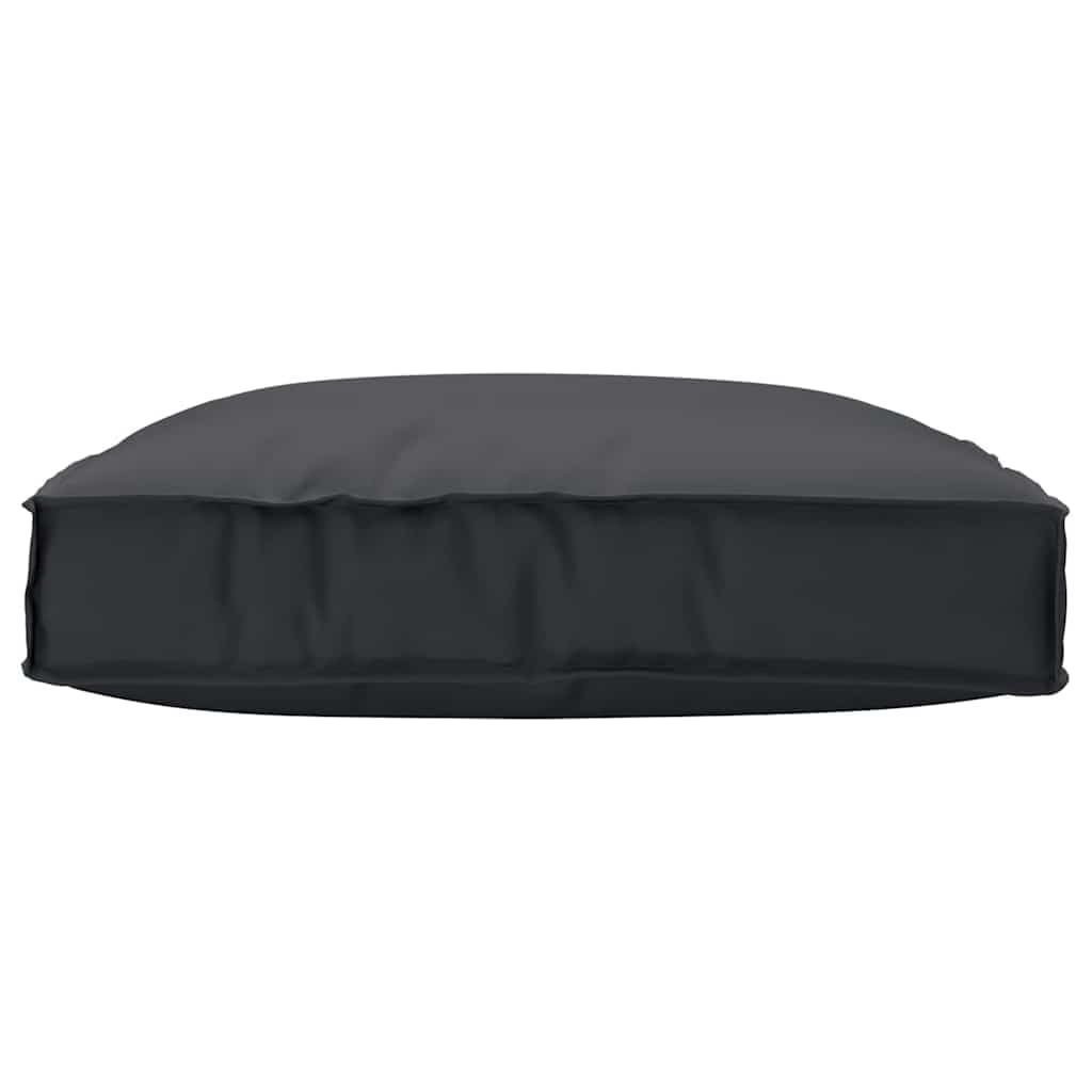 Sitzkissen Outdoor 80x80 cm Schwarz – Bequemes Palettenkissen aus Robustem Oxford-Stoff – Quadratisches Loungekissen Wasserabweisend für Garten, Terrasse und Wohnbereich
