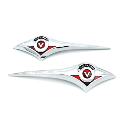 Insigne réservoir moto chrome pour Kawasaki Vulcan VN 800 à 2000