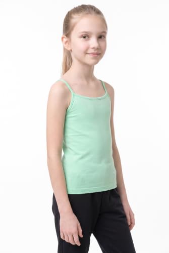Image of Kurve Girl's Sleeveless Tank Top - Stretch Undershirts Cami Camisole, UV Protective Fabric, Rated UPF 50+ (Made in USA)
