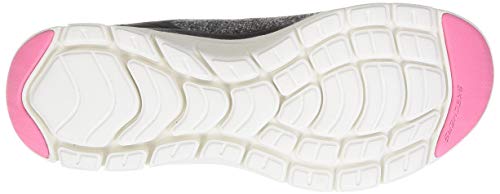Image of Skechers Women's Flex Appeal 4.0 Sneaker, BKPK=Black Pink, 9.5
