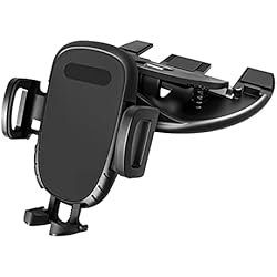 Soporte Celular Cd QOTSTEOS Soporte de montaje para teléfono de coche con ranura para CD, estable para ranura de CD Rotación de ángulo ajustable Montaje de teléfono para automóvil Accesorio interior (negro)