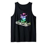 House CAT (Rainbow DJ Cat Kitty) Tank Top Small