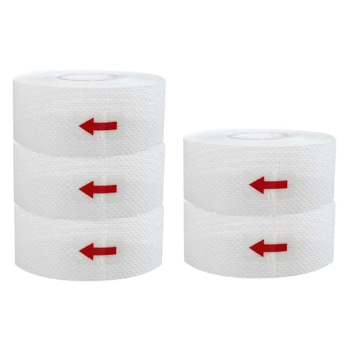 Toyvian Almohadillas Absorbentes Sudor 5 Piezas Adhesivo Autoadhesivo para Cuello y Gorra Tela No Tejida Transpirable Blanca Protección Portátil contra Manchas y Humedad Uso Diario y