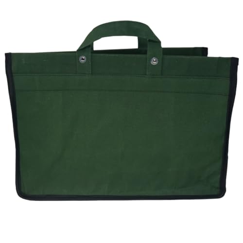 Sacola Bolsa de Lona Feira Grande Reforçada Alça Resistente (Verde)