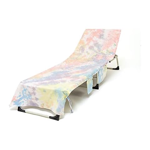 Morbuy Tie Dye Beach Chair Cover Towel Cover