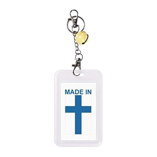 Funda para tarjetas de crédito amarilla protectora Made In Finland