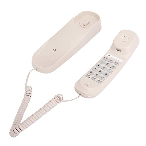Teléfono de pared y mesa beige para hotel y hogar