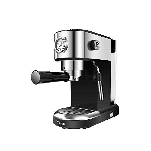 Wallon 20 Bar Espresso Machine With Milk Frother, Espresso, Cappuccino, Latte, Machiato Maker, For Home Barista, 1.4L Water Tank #TOP21