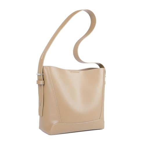 Bolso Tote de Cuero Genuino para Mujer 9.8x4.3x10.1 pulgadas miniatura 1
