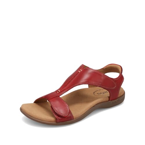Image of Taos The Show Premium Leather Women's Sandal - Experience Everyday Style, Comfort, Arch Support, Cooling Gel Padding and an Adjustable Fit for Exceptional Walking Comfort
