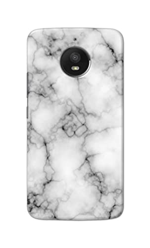 Image of Light White Marble Texture Natural Pattern Hard Back Case Cover for Motorola Moto E4 Plus, XT1770, XT1773, Motorola Moto E Plus (4th Gen.) Back Cover -(J5) VNS2230