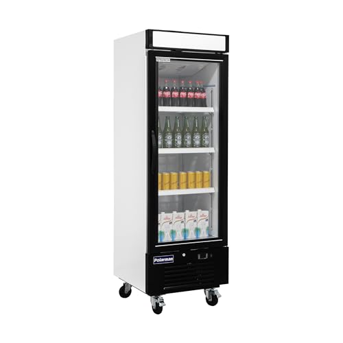 CHUMART 16 Cu. Ft Commercial Refrigerator with Glass Door, 25