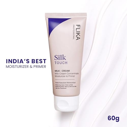 Image of Silk Touch 3 in 1 Moisturizer and Primer for Face 60g Hydrating Lightweight Long Lasting Pore Minimizer Dermatologically Tested Makeup Base for All Skin Types Cruelty Free