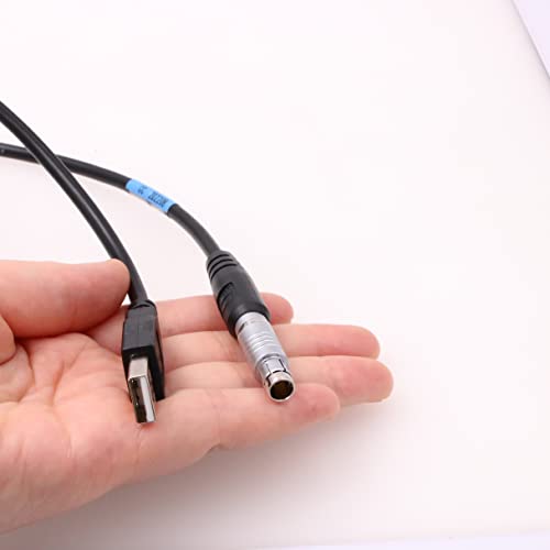 Eonvic Hiper Lite Plus/Lite+ Pro 5 Pin Male to USB Data Cable GPS Host to Computer, Black - Image 4