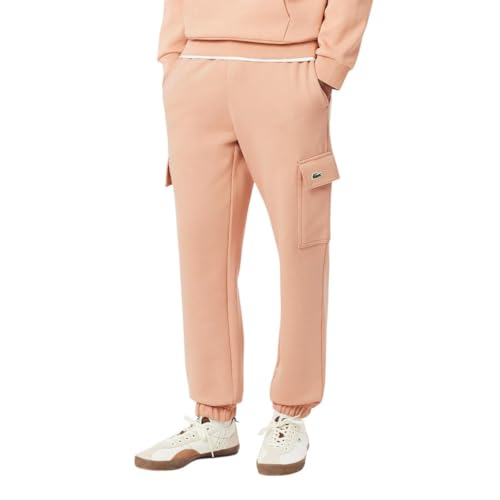 Lacoste Men's Regular Fit Non-Brushed Fleece Cargo Sweatpants2