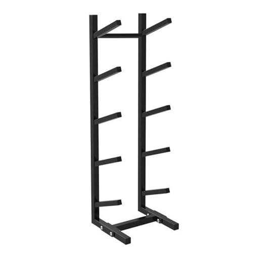 5-Layer Snowboard Display Rack,Home Gym Organize Holder, Free Standing for Skis/Skateboards/Scooter, Sample Board Display Rack, Metal Sports Mat Storage Rack