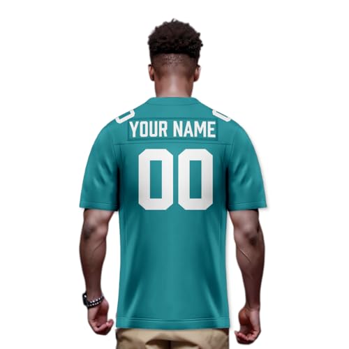 Image of Custom Replica Football Jersey with Name Number Logo