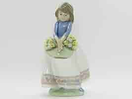 k0717-37★LLADRO 【五月の花】リヤドロ フィギュリン 少女 Amazon.co.jp: リヤドロ 置物□五月の花 フィギュリン 5467