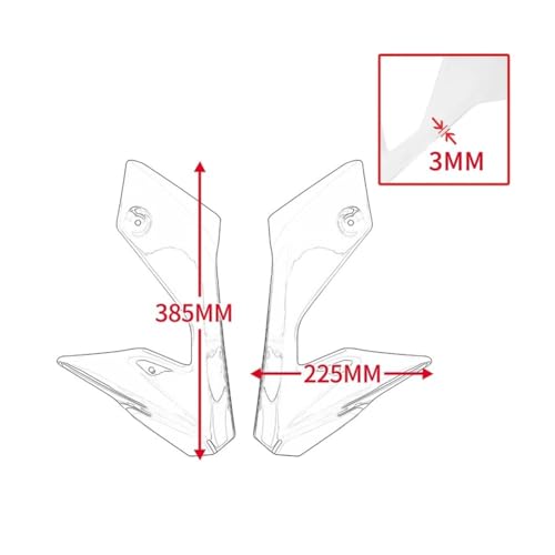 Ventilation déflecteur moto R1200GS LC accessoires cache carénage latéral - 7