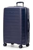 SISET Urban Wave Maleta de Viaje Mediana Expandible (68x44x25/30cm),(Azul Marino).