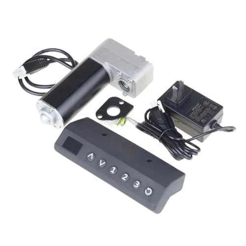 Electric Lifting Standing Desk Control Kit 30W 24V DC Brushed Gear Motor With Reduction Box & 6-keys Electric Keypad Controller