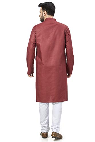 Image of BE ACTIVE Linen Blend Solid Pattern Trendy Comfortable Stylish Full Sleeve Kurta Men's Ethnic Wear