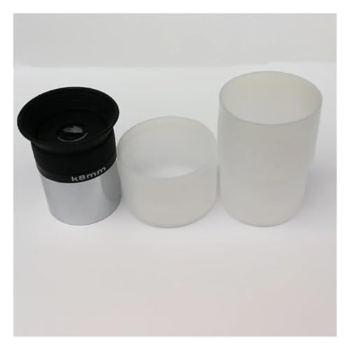 Ocular K de 8 mm para telescopio astronómico, lente óptica de 31,7 mm con cuerpo metálico