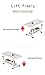 Adjustable Height Mobile Computer Desk for Small Space Rolling Writing with Wheels Corner Home Office Study Portable Bedrooms Work Size 31.5 Inch Storage Gaming Table, White D