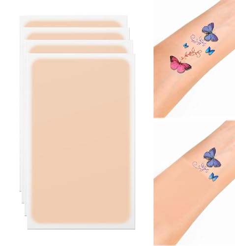 Tattoo Cover Up Tape, Ultra-Thin Waterproof Tattoo Cover Up Tape for Tattoos, Scars and...